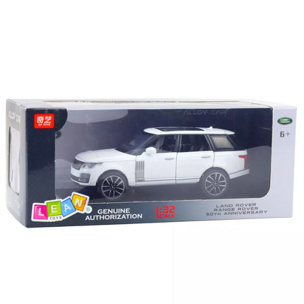 Range Rover Metal SUV White 1:32 Lights Sounds