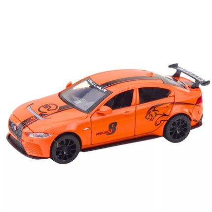 Jaguar Metalinių Automobilinių Žibintų, Garsų Oranžinis