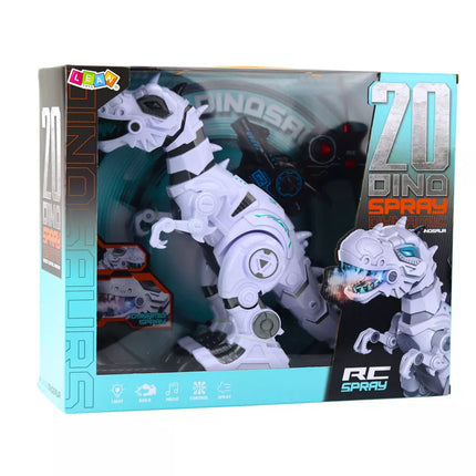 RC robotas "Dinozauras" su dūmų efektu, šviesomis ir garsais