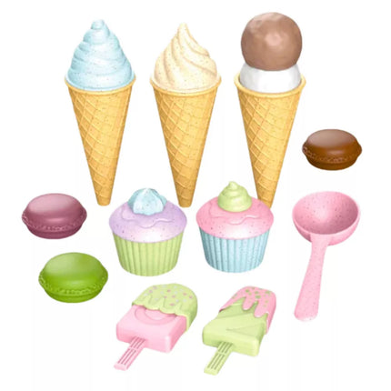 Medaus ir saldumynų rinkinys keksiukai makaronai vaidmenų žaidimas