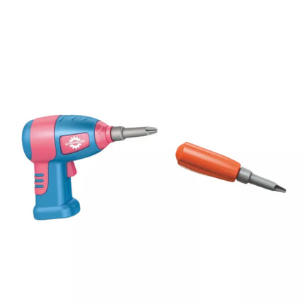 Pasidaryk pats atsuktuvo rinkinys "Lagaminėlis su dinozaurais": dėlionė, kaladėlės, atsuktuvas, 228 vnt.