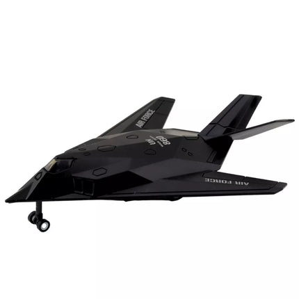 Lėktuvas naikintuvas karinis reaktyvinis lėktuvas su šviesomis ir garsais 1:400