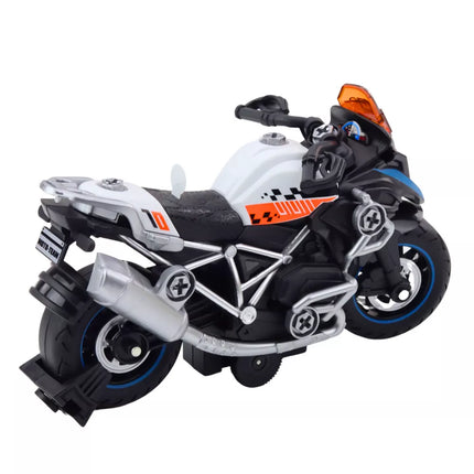 ""Pasidaryk pats" lenktyninis dviratis, atsukamas išardymas, šviesos, garsai, juodas"