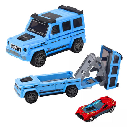 Visureigalinis automobilis Metalo Paslėptas Automobilio Šviesos Garsas Baltas Mėlynas