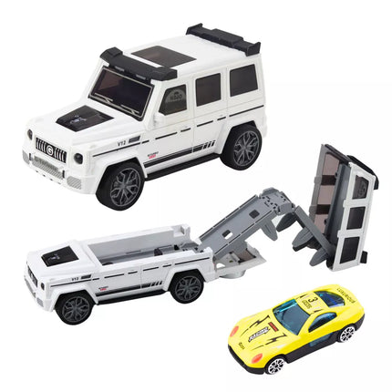 Visureigalinis automobilis Metalo Paslėptas Automobilio Šviesos Garsas Baltas Mėlynas