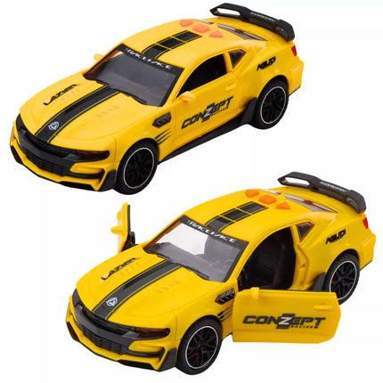 Sportinis automobilis Lazer Atidaromos durys Važiavimo šviesos Garsų mišinys