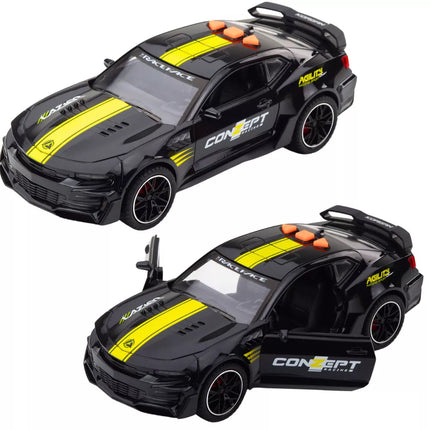 Sportinis automobilis Lazer Atidaromos durys Važiavimo šviesos Garsų mišinys