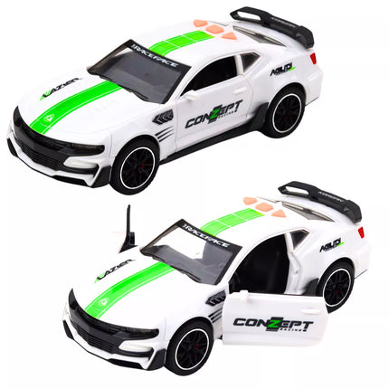 Sportinis automobilis Lazer Atidaromos durys Važiavimo šviesos Garsų mišinys