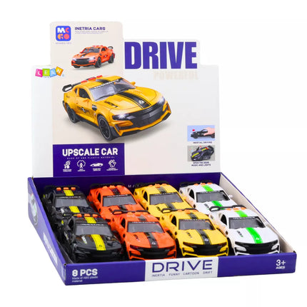 Sportinis automobilis Lazer Atidaromos durys Važiavimo šviesos Garsų mišinys