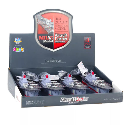 Lėktuvnešis karinis laivas vandens efektas kibiras piltuvėlis