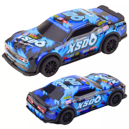 XS06 lenktyninio automobilio vairavimo žibintai, garsai, oranžinė, mėlyna