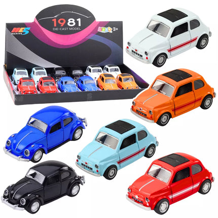 Klasikinis kolekcinis automobilis su atidaromomis durelėmis, mastelis 1:36