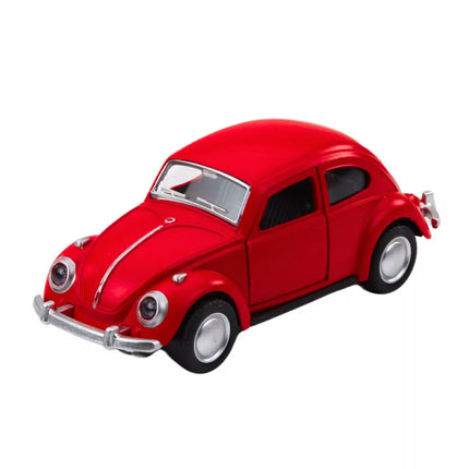 Klasikinis automobilis „Beetle“ metalinis frikcinis pavaros modelis 1:36, įvairių spalvų