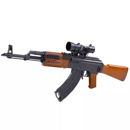 AK šautuvas vandens kamuoliukams Hidrogelio taikiklio priedai Akiniai 96cm