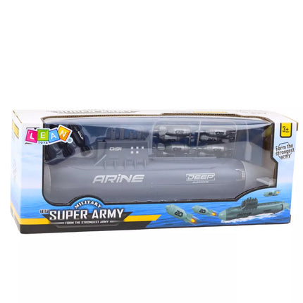 Laivas povandeninis laivas torpeda šaudymo pavara tamsiai pilka 28 cm