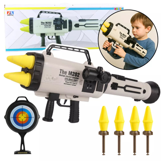 Didelis raketų paleidimo įrenginys M202, šoviniai su kempinėmis, 68 cm