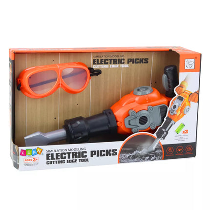 Rankinių įrankių rinkinys Pneumatinis plaktukas Akiniai Oranžinė