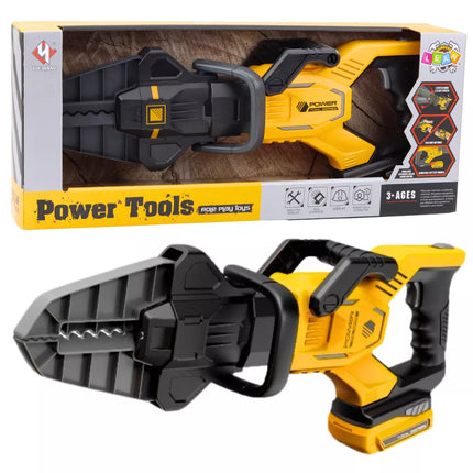 Pneumatinės elektrinės žirklės vaikams „pasidaryk pats“, geltonos