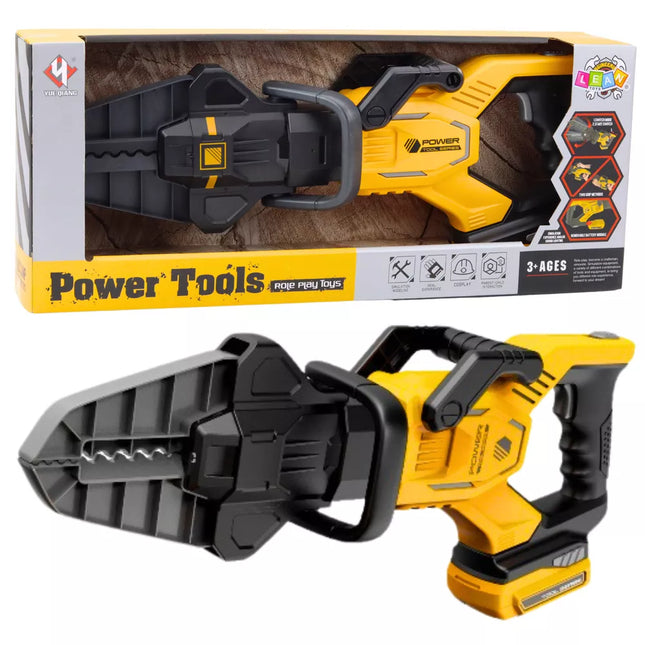 Pneumatinės elektrinės žirklės vaikams „pasidaryk pats“, geltonos