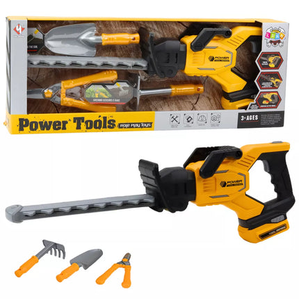 Sodo rinkinys vaikams Elektrinės žirklės Genėtuvas Kastuvas