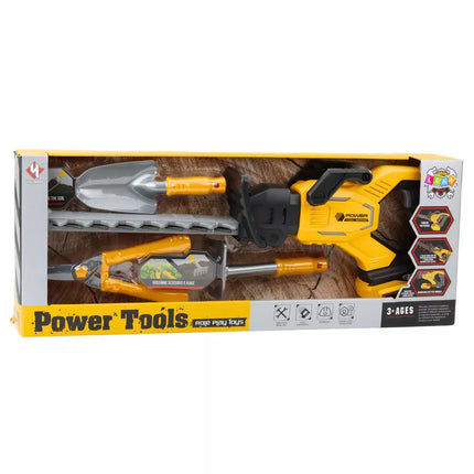 Sodo rinkinys vaikams Elektrinės žirklės Genėtuvas Kastuvas