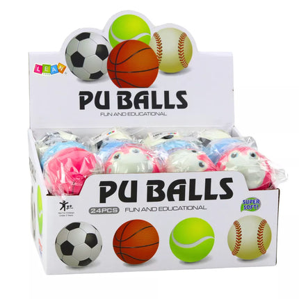 Minkštas kamuoliukas-antistresas gyvūnai 7cm