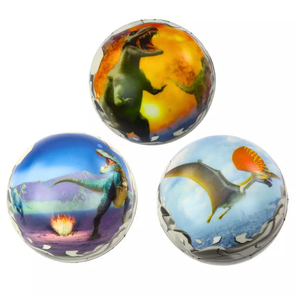 Šokinėjantis kamuoliukas Minkomas putų kamuoliukas Dinozaurai 7cm