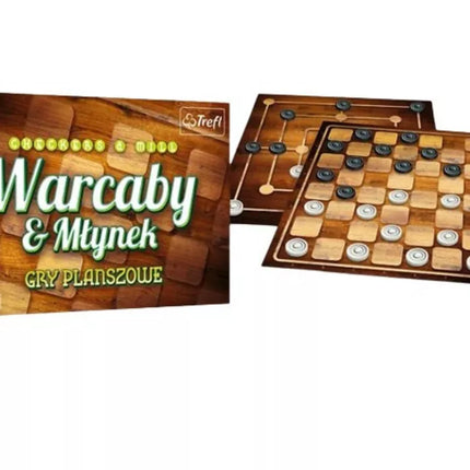 Stalo žaidimas Šaškės ir Dama Trefl 01681