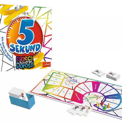 Stalo žaidimas 5 sekundės Vaikai prieš Suaugusius Trefl 02120