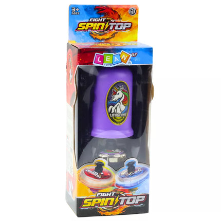 Skraidantis diskas Vienaragio suktuko paleidimo rinkinys, violetinis