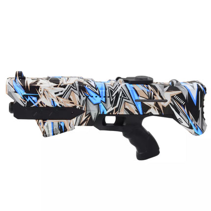 Vandens šautuvas elektrinis automatinis grafiti mėlynas nuotolis 10m