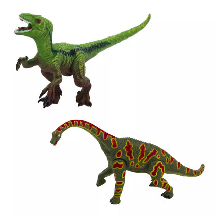 Dinozaurų figūrėlių rinkinys, judančios kojos ir burnos, 4 vnt.