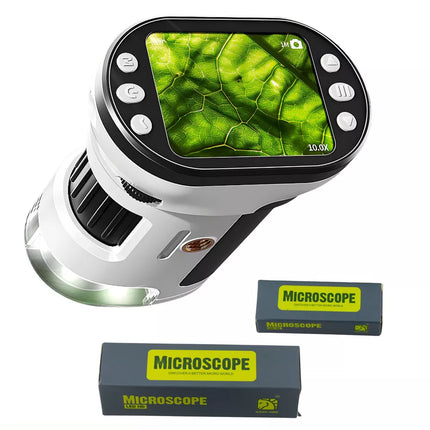Edukacinis skaitmeninis mikroskopas vaikams su ekranu