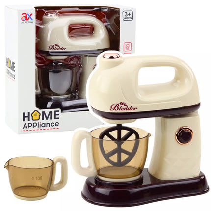 Virtuvinis maišytuvas robotas vaikams, besisukanti 360° galva, šviesos, baltas