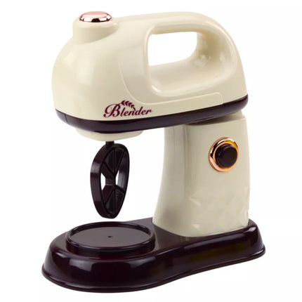 Virtuvinis maišytuvas robotas vaikams, besisukanti 360° galva, šviesos, baltas