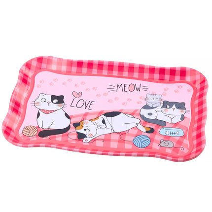 Arbatos kavos rinkinys vaikams Metalinis Katės Rožinis 15 vnt