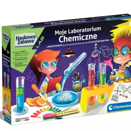 Mokslinis mano laboratorijos rinkinys lenkų kalba Clementoni 60250