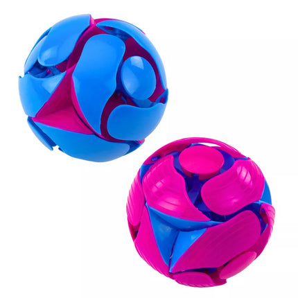 Keičiantis spalvą kamuoliukas metimui ir žongliravimui 6cm Spalvingas