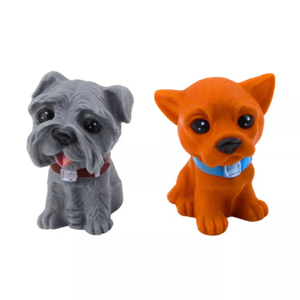Figūrėlių rinkinys Mieli šuniukai Guminiai 8cm 6vnt