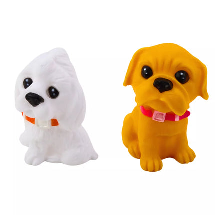 Figūrėlių rinkinys Mieli šuniukai Guminiai 8cm 6vnt