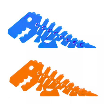 Dinozaurų galvosūkis Fidget 3D lankstus sulenkiamas mišinys