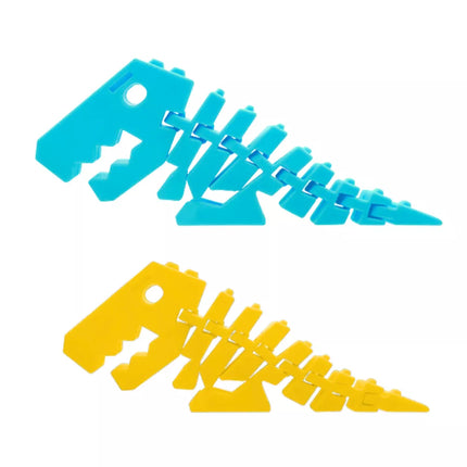 Dinozaurų galvosūkis Fidget 3D lankstus sulenkiamas mišinys