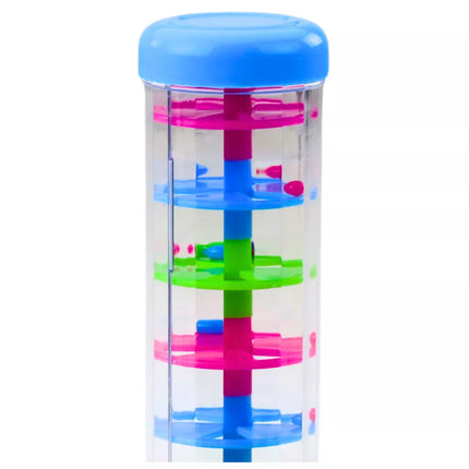 Sensorinis vamzdelis lietaus dušas barškutis spalvoti kamuoliukai 20CM