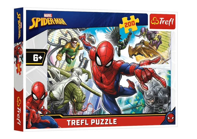 Dėlionė 200 vnt. Gimęs herojus Disney Marvel Spiderman Trefl 13235