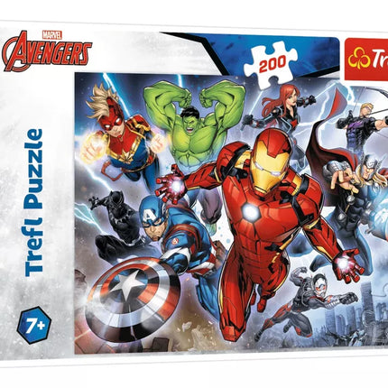 Dėlionė 200 vnt. Drąsūs Keršytojai Disney Marvel Trefl 13260