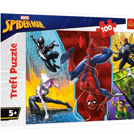 Spider-Man Aukštyn Kojomis Dėlionė Trefl 16347