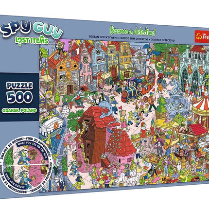 Dėlionė Šnipas Pamesčiau Daiktus Gdanskas, Lenkija 500 Vnt. Trefl 37479