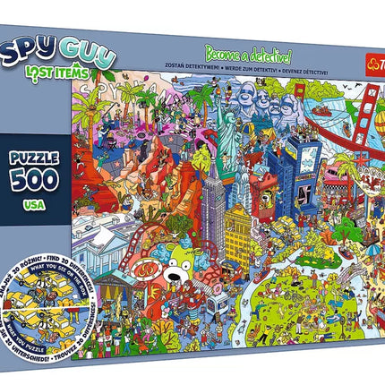 Spy Guy Pamirštai daiktai dėlionė 500 vnt. USA Trefl 37480