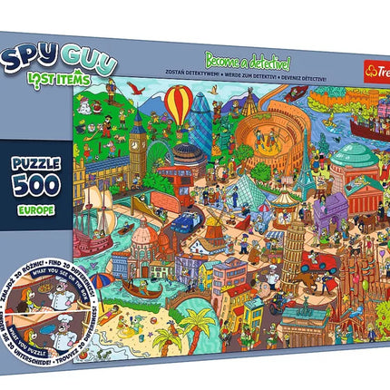 Spy Guy Pamirštai daiktai dėlionė 500 vnt. Europa Trefl 37481