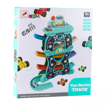 Edukacinis Rinkinys Automobilių Trasos Nusileidimas Trijų Lygių